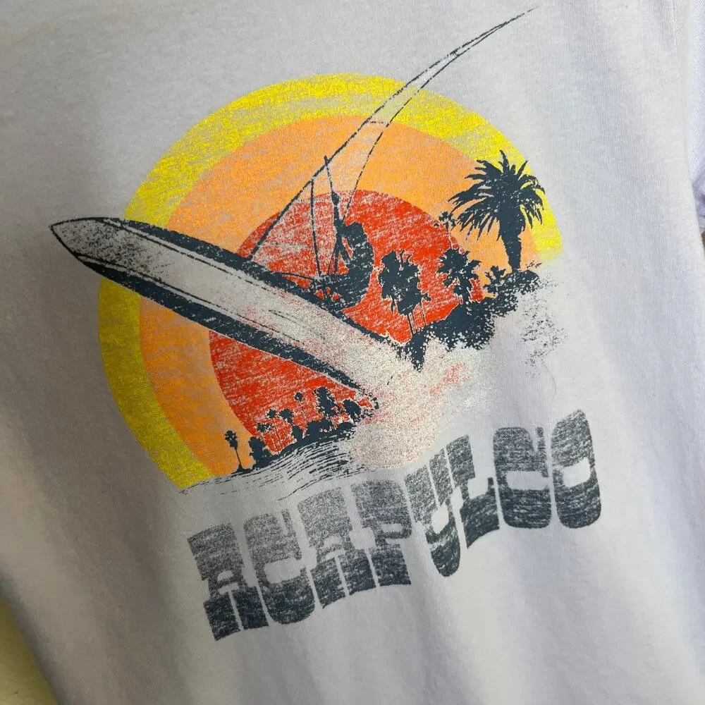 Gap Kids Boy Surfing Acapulco Tee Large